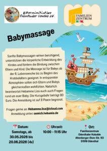Flyer - Piraten im Kindergarten - Babymassage