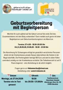 Flyer - Piraten im Kindergarten - Geburtsvorbereitung